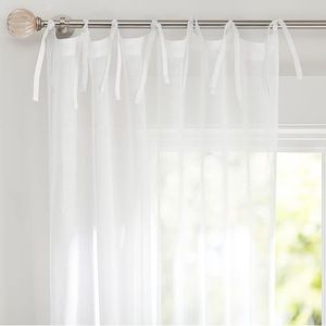 NWT PB Kids Linen Sheer Curtain Panel